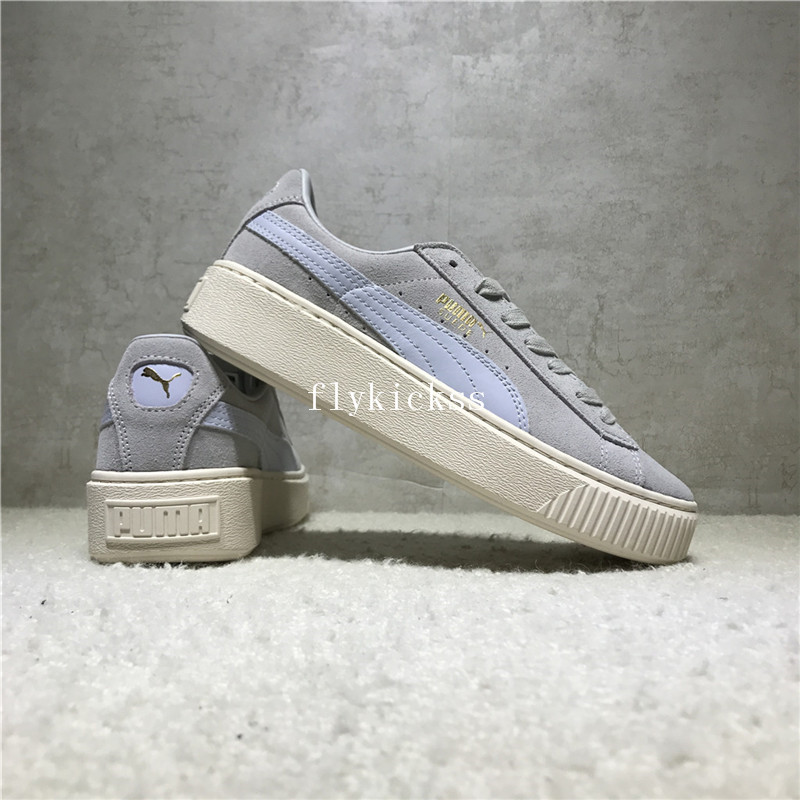 Puma Fenty Rihanna Suede Platform Blue White